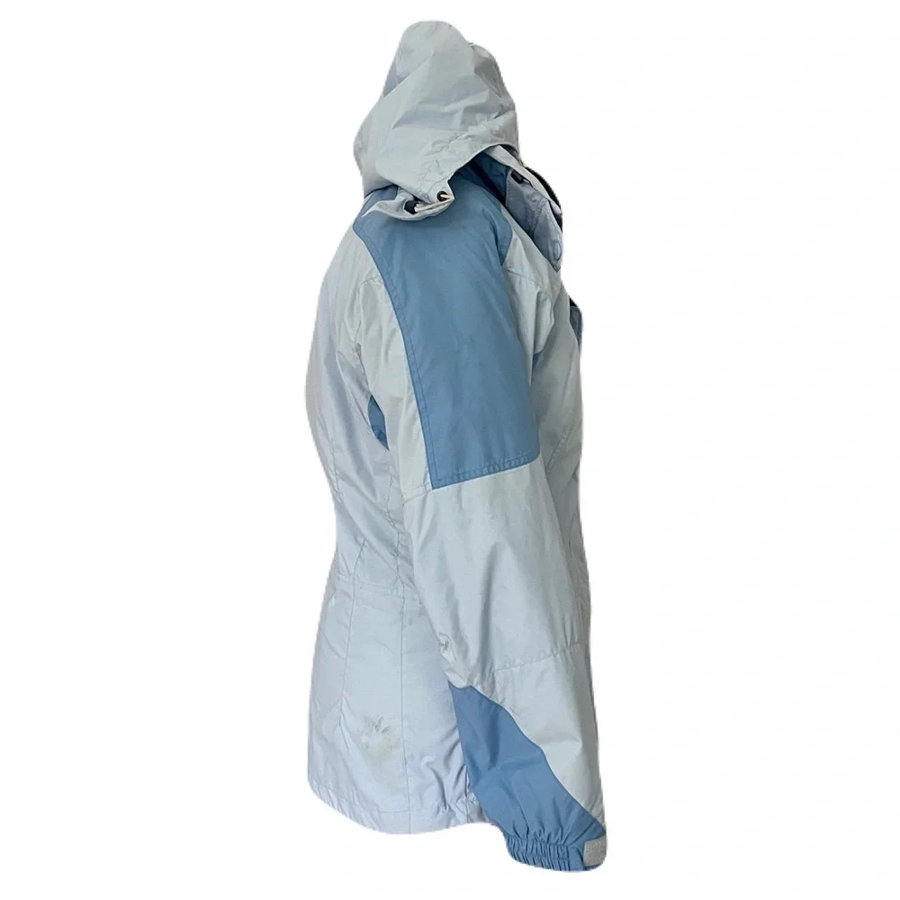 Columbia 4-in-1 Powder Blue Interchange Hooded Jacket, Size M